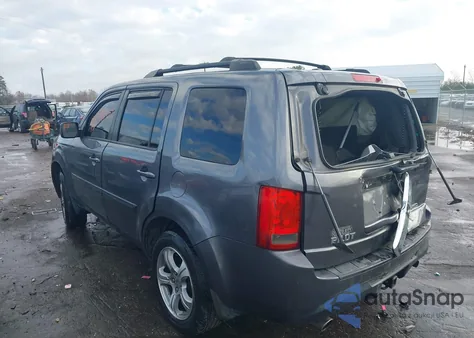 2014 Honda Pilot Ex-L из США, поврежденный, VIN 5FNYF4H7XEB030867